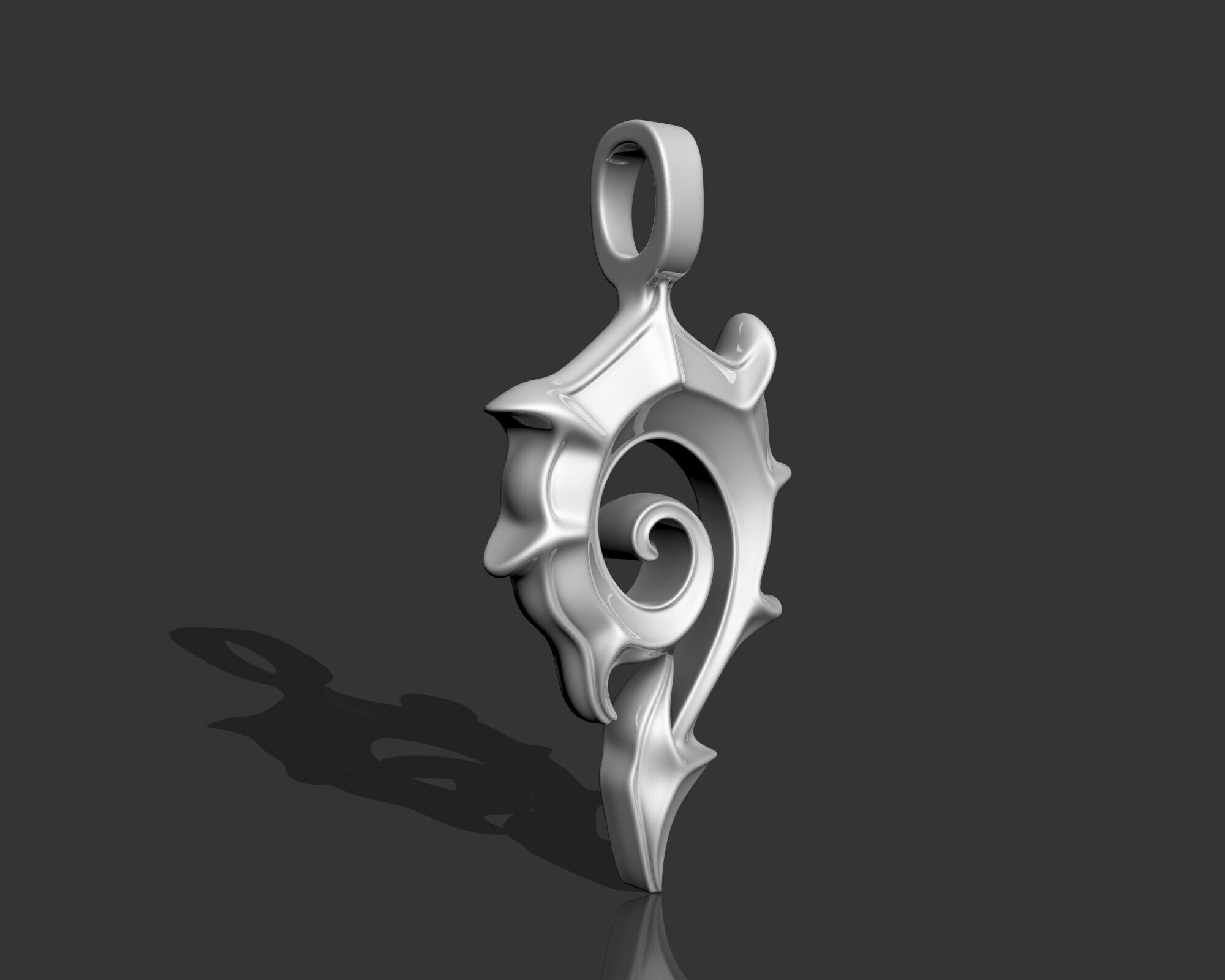 TWIST PENDANT C 3D print model_3