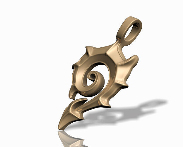 TWIST PENDANT C 3D print model