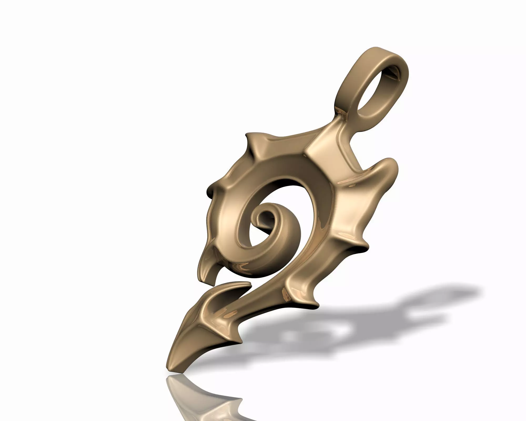 TWIST PENDANT C 3D print model_0