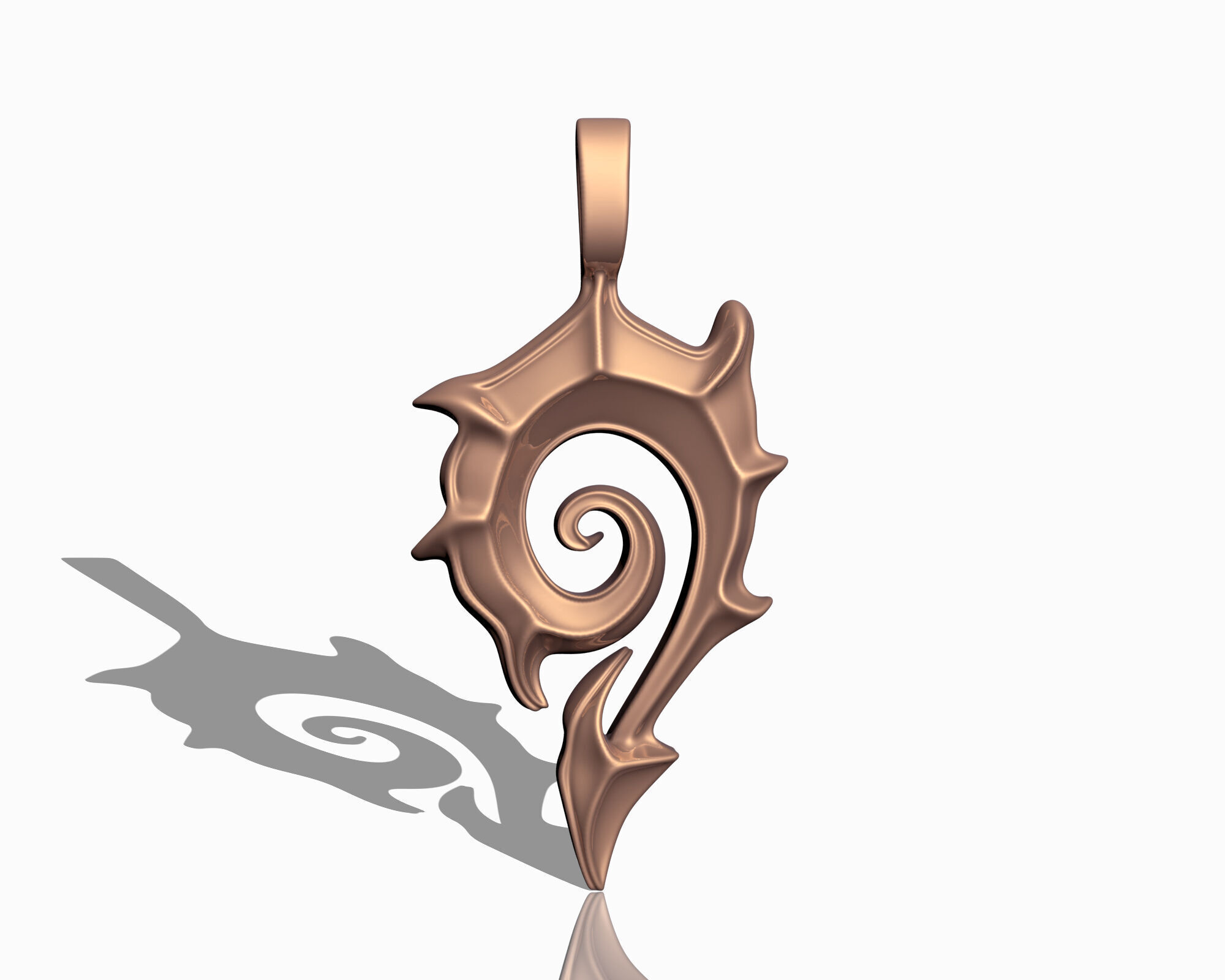 TWIST PENDANT C 3D print model_1