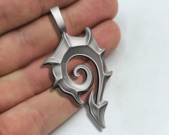 TWIST PENDANT C 3D print model_2