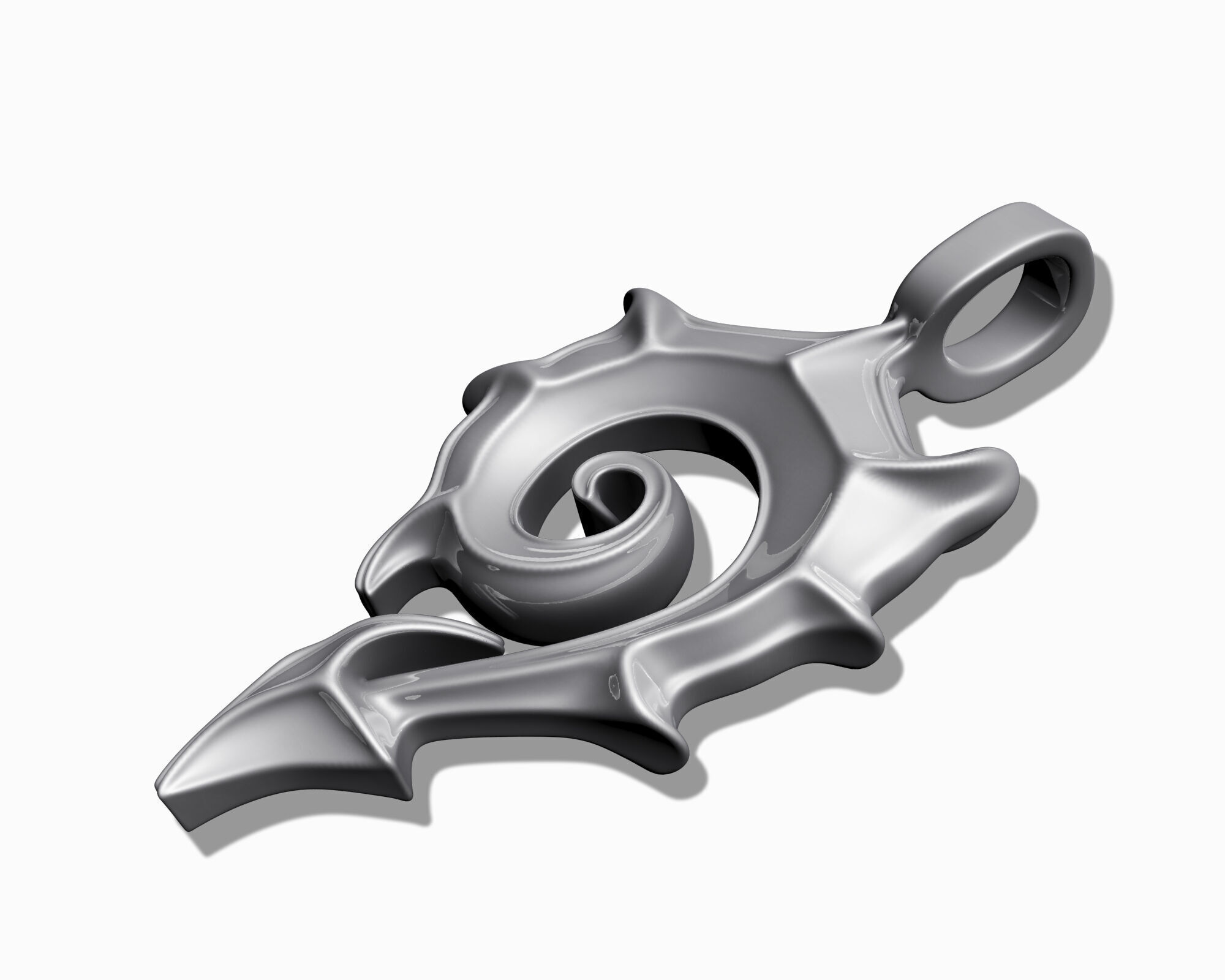 TWIST PENDANT C 3D print model_5