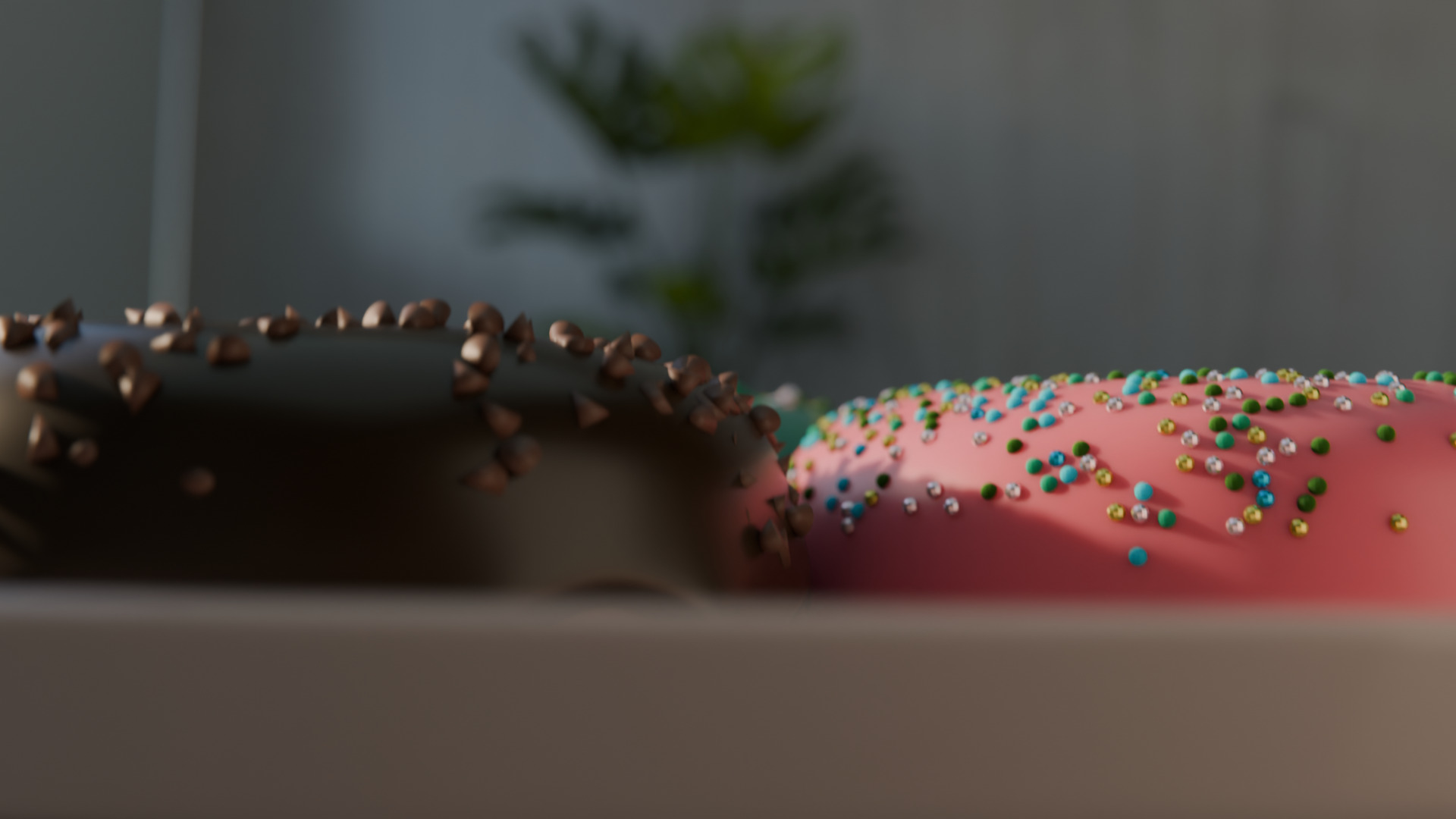 Donuts Free low-poly 3D model_1