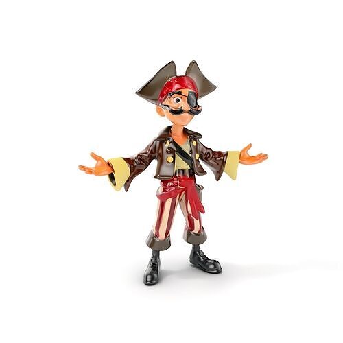 Cartoon Pirate Rigged and Animated D Model Low-poly 3D model