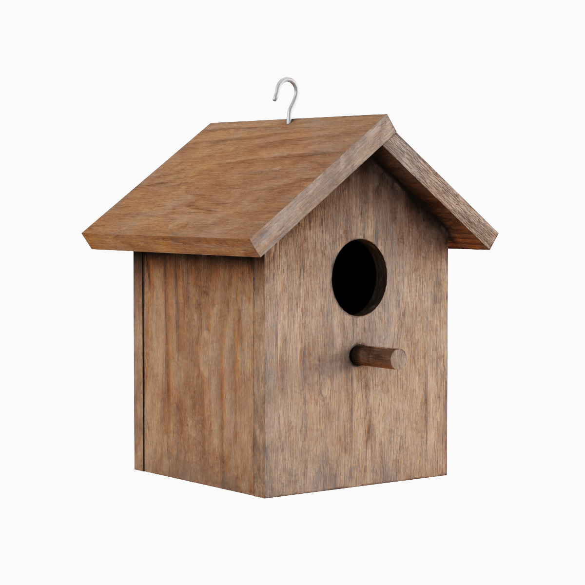 Birdhouse 03 Low-poly 3D model_3