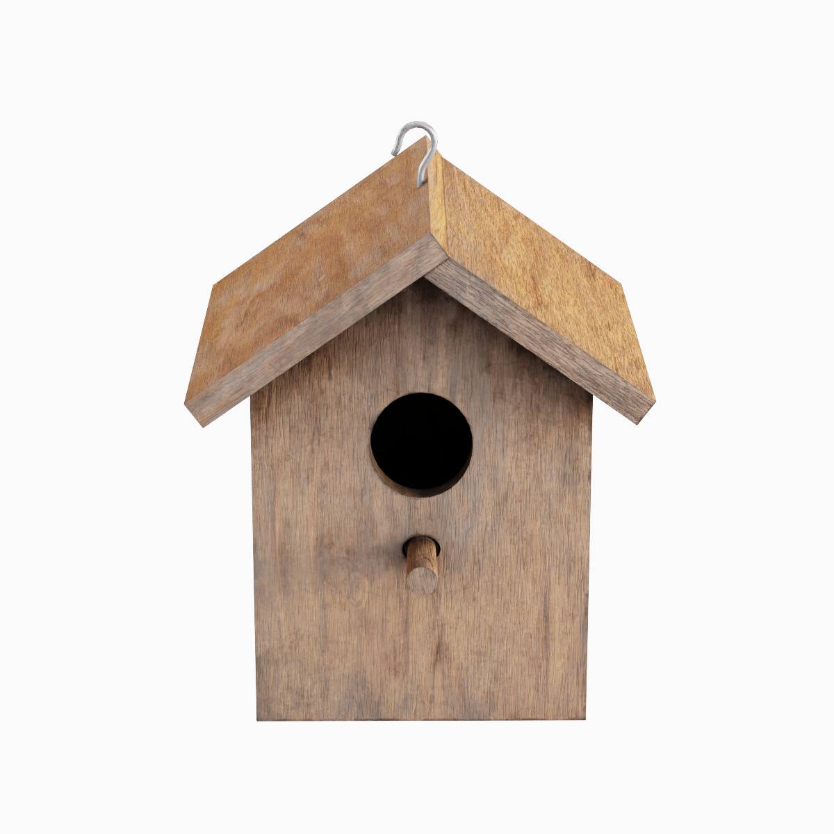 Birdhouse 03 Low-poly 3D model_4