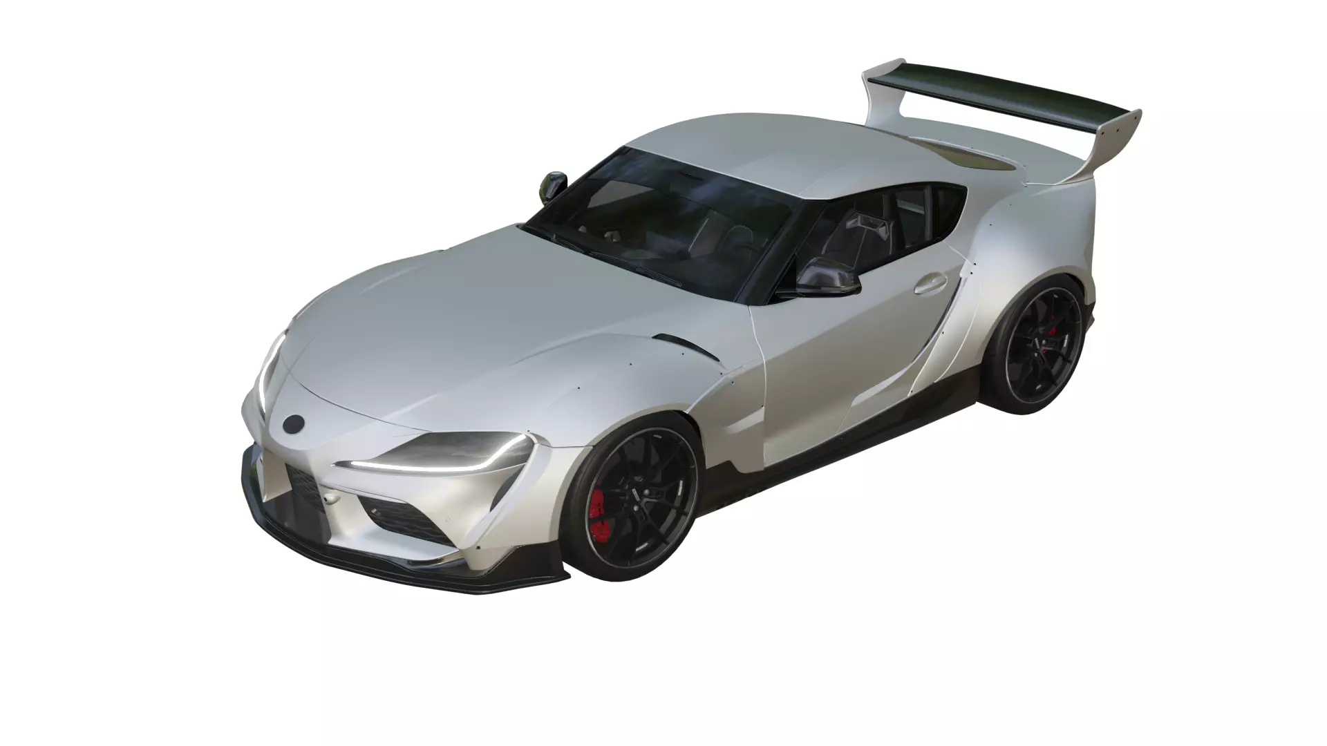 toyota supra pandem Low-poly 3D model