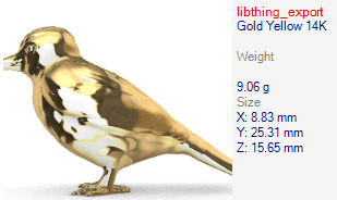 Piciformes bird Pendant Necklace Charm Bracelet jewelry 3D print model_27