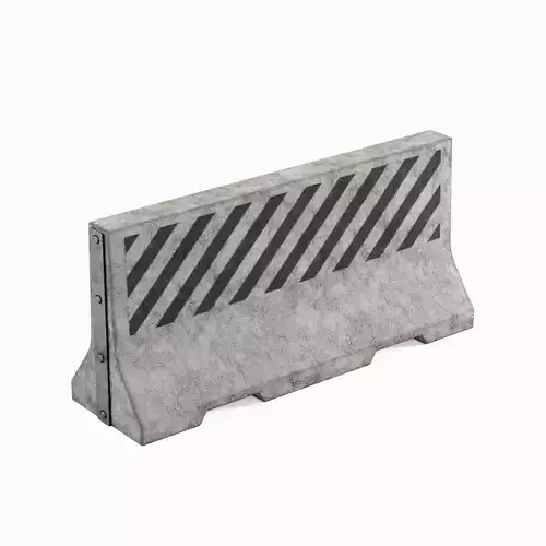 Large Concrete Barrier 02
