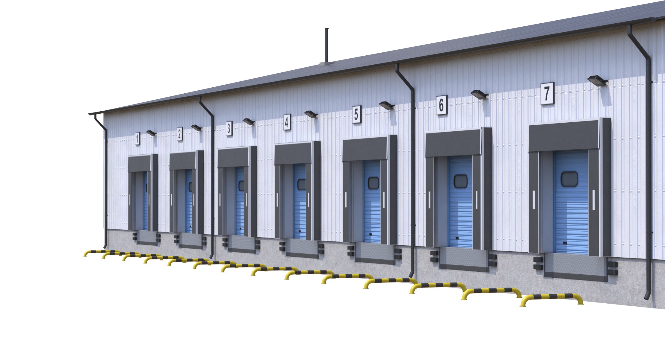 3 Industrial Buildings 3D Model Collection_14