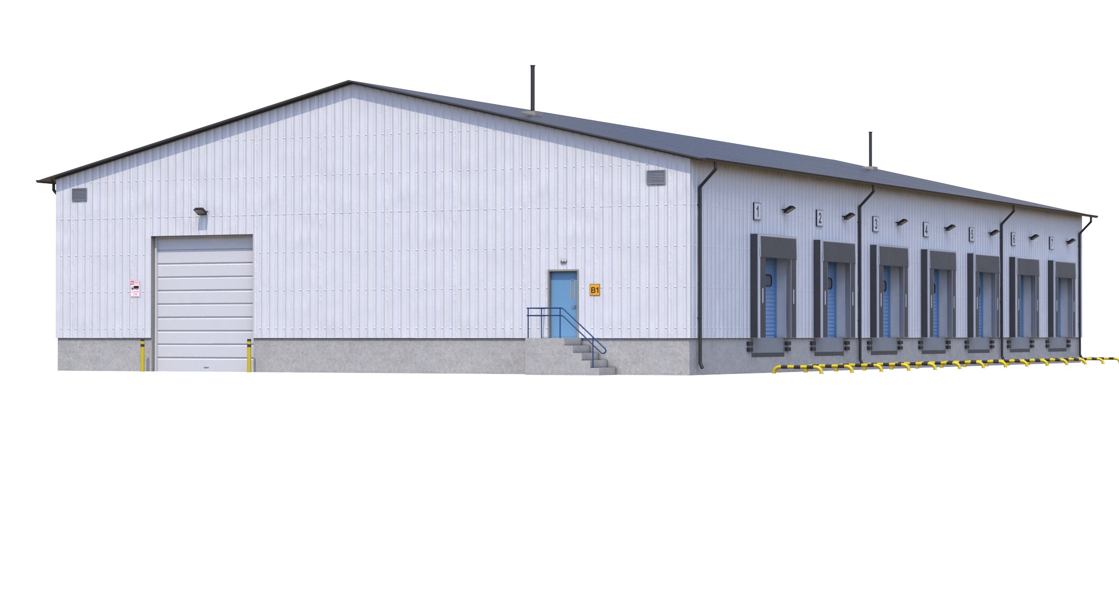 3 Industrial Buildings 3D Model Collection_13