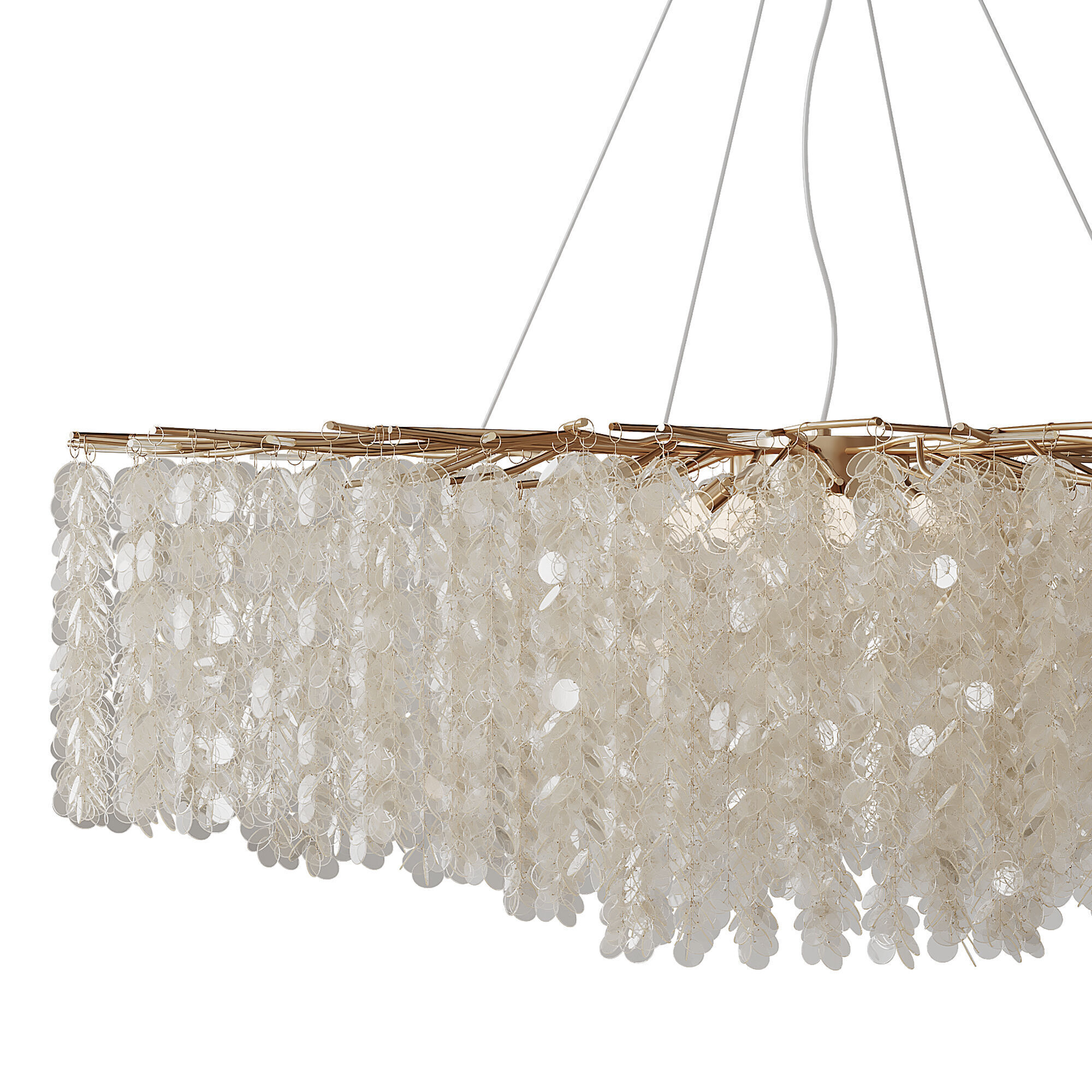Hanging chandelier 3D model_9