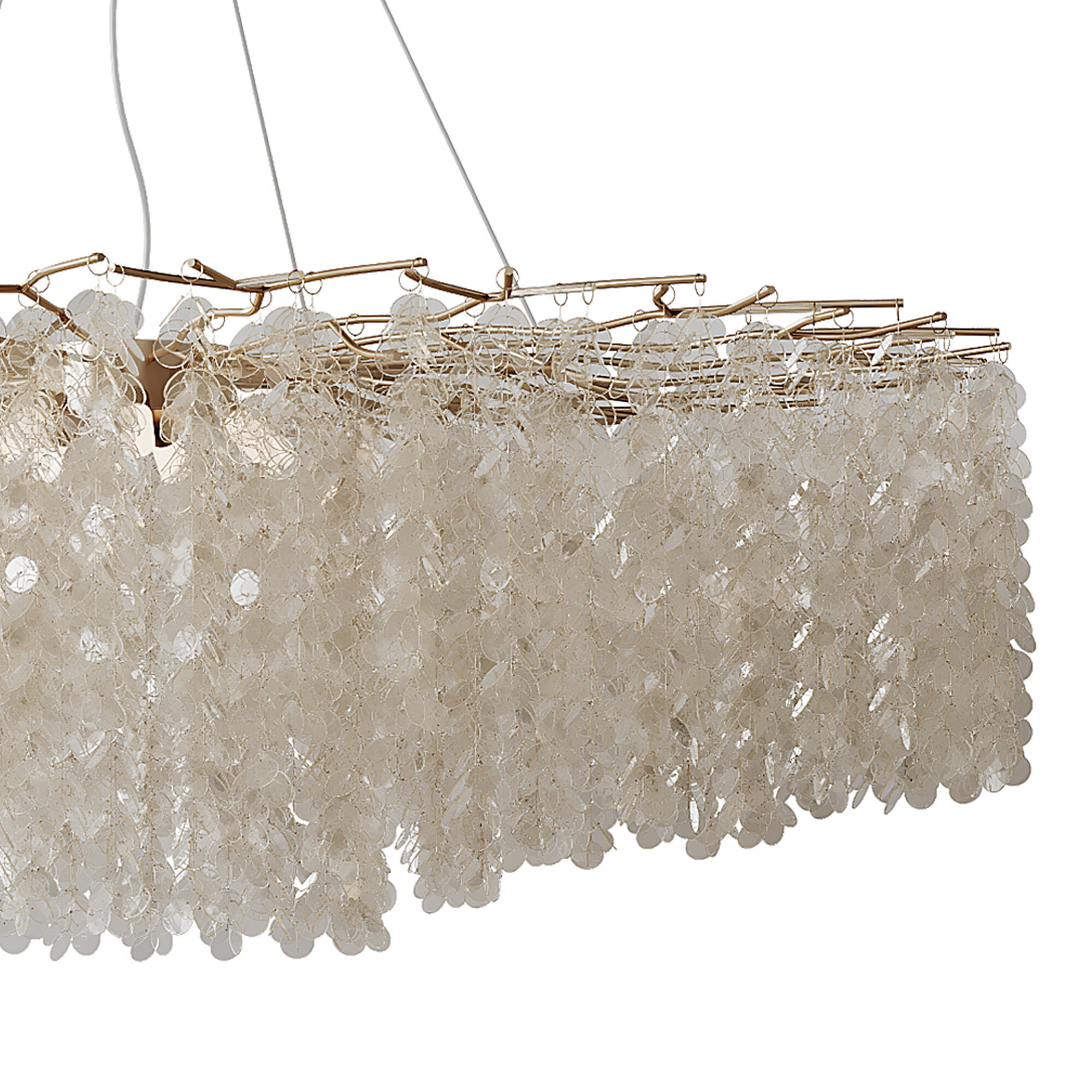 Hanging chandelier 3D model_8