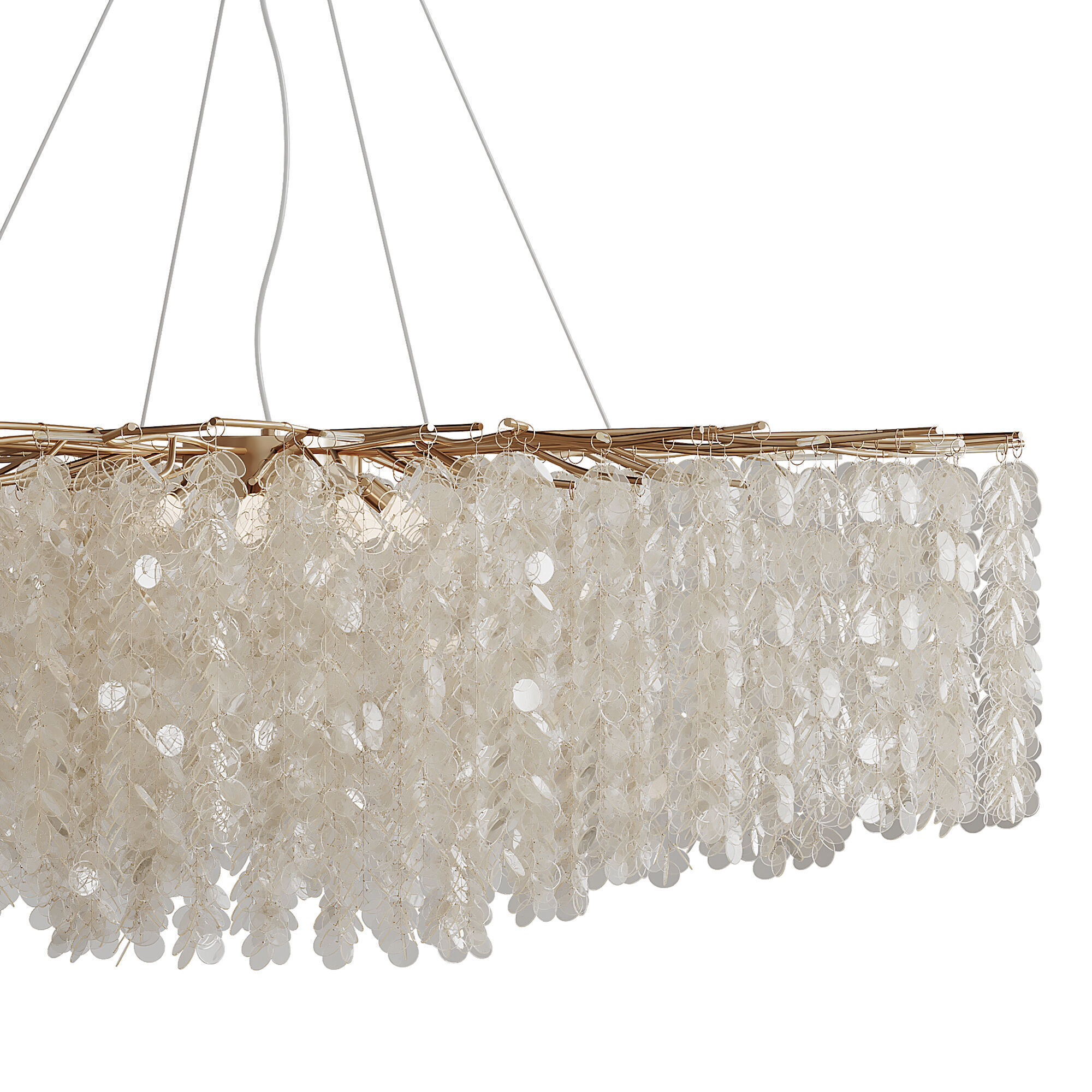 Hanging chandelier 3D model_12