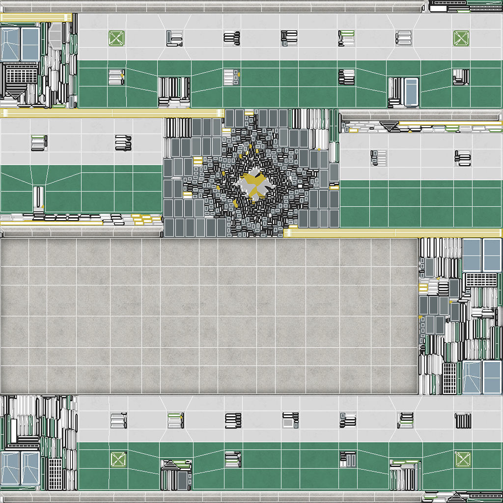 3 Green Industrial Buildings  3D Model Collection_18