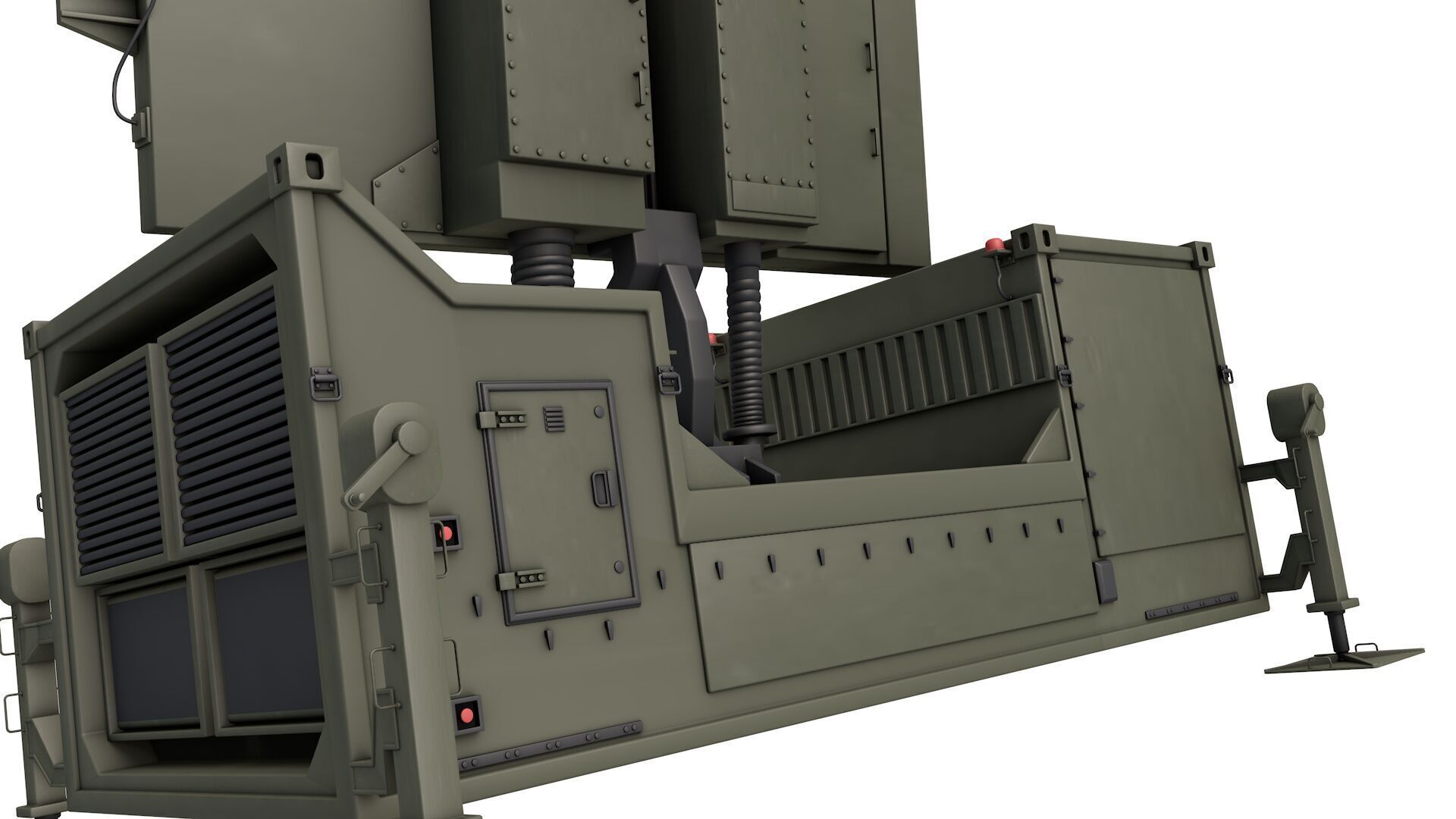 Thales Ground Master 400 Radar 3D model_5