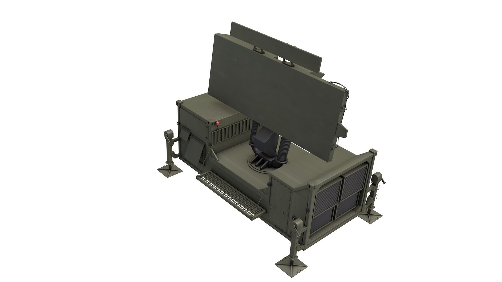 Thales Ground Master 400 Radar 3D model_2