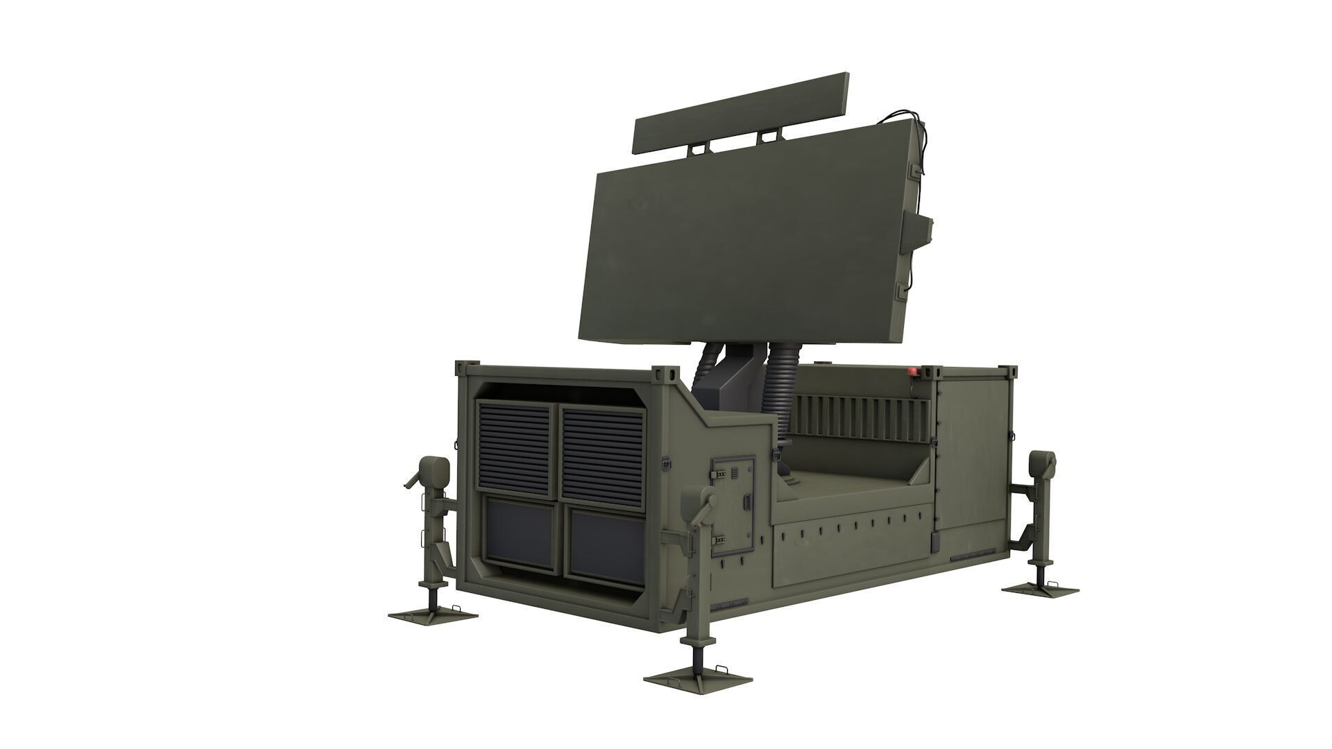 Thales Ground Master 400 Radar 3D model_4