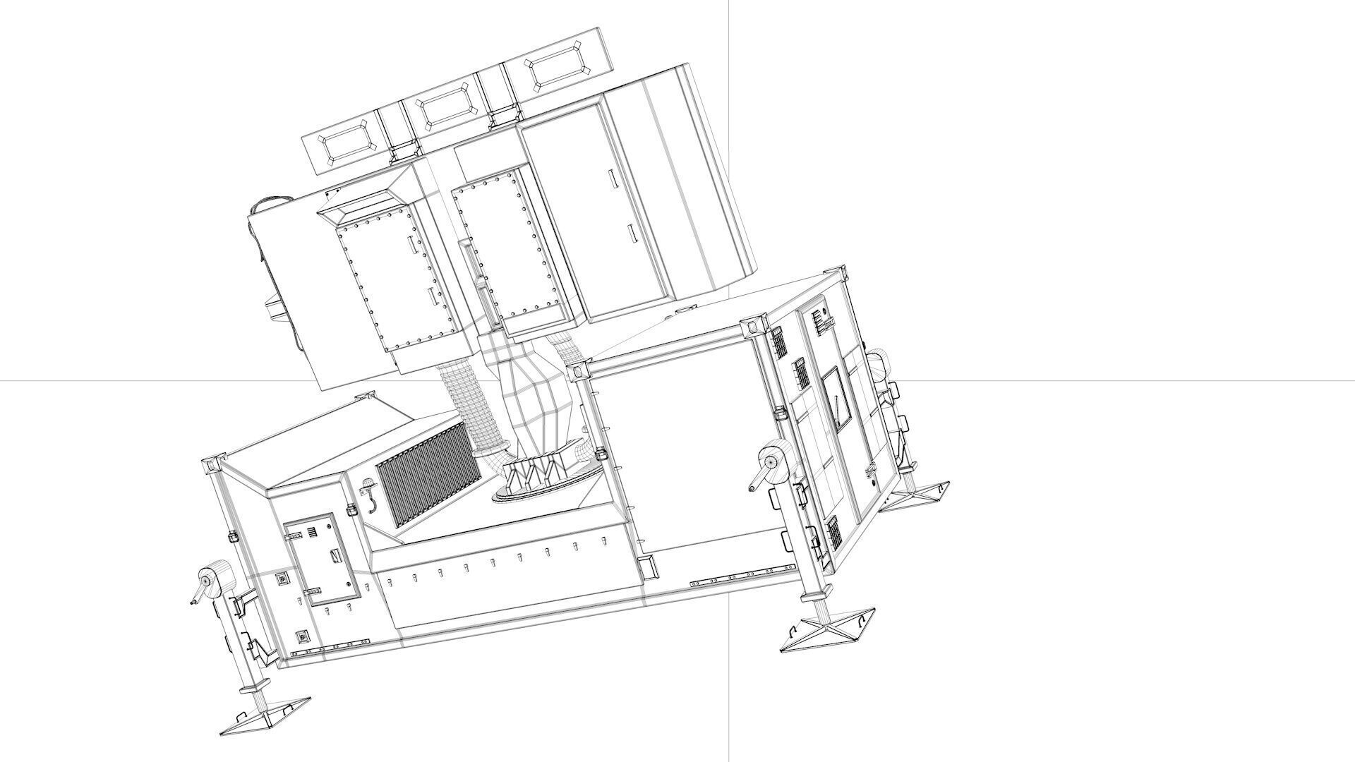 Thales Ground Master 400 Radar 3D model_7