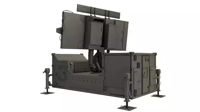 Thales Ground Master 400 Radar 3D model