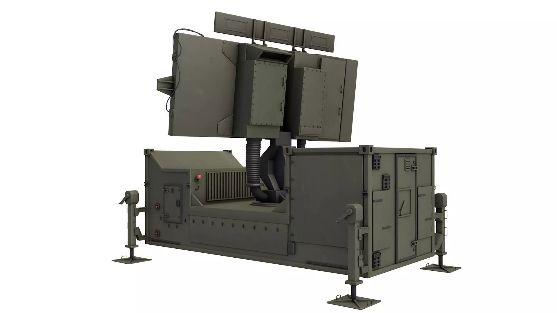 Thales Ground Master 400 Radar 3D model_0