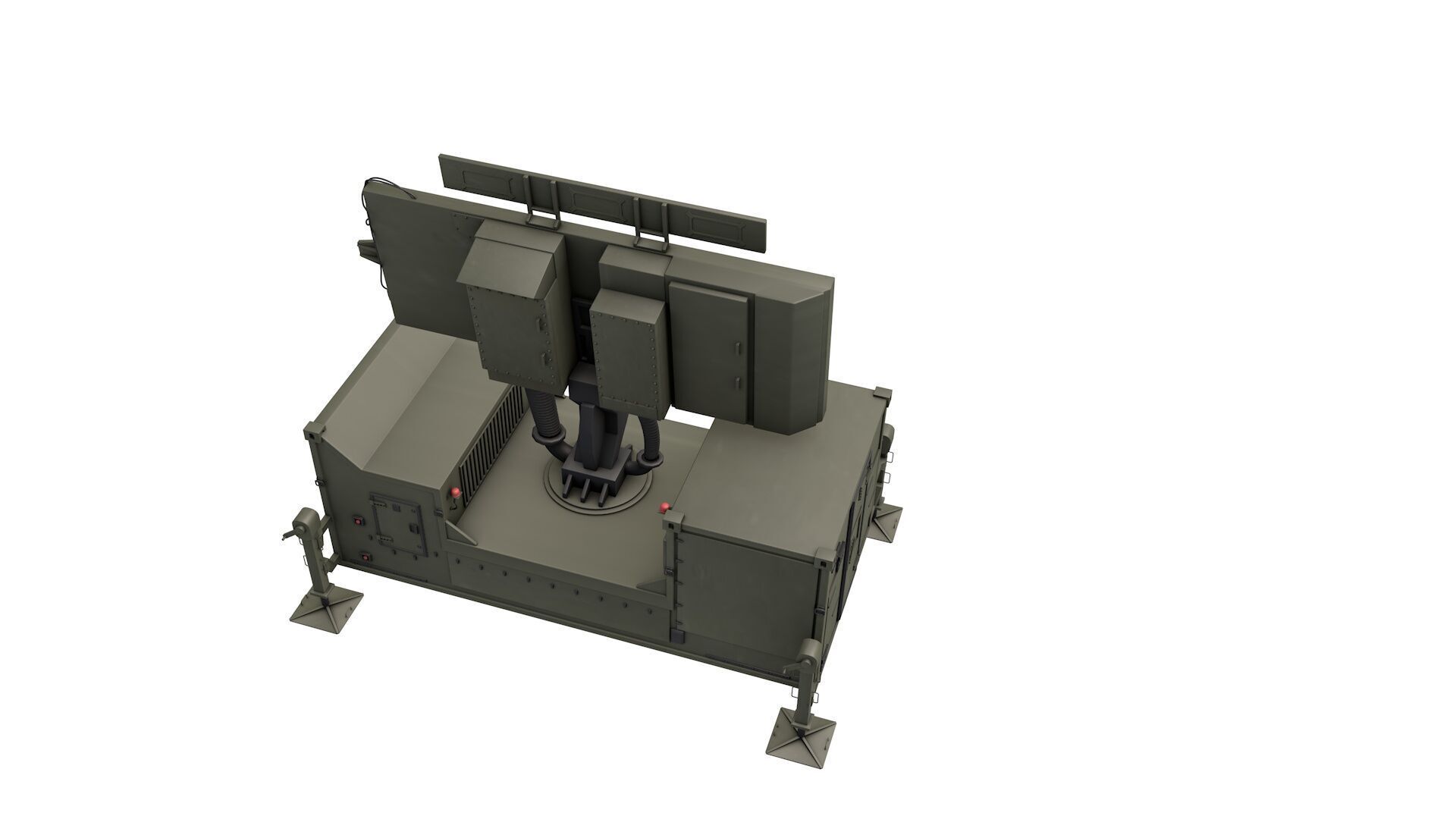 Thales Ground Master 400 Radar 3D model_1