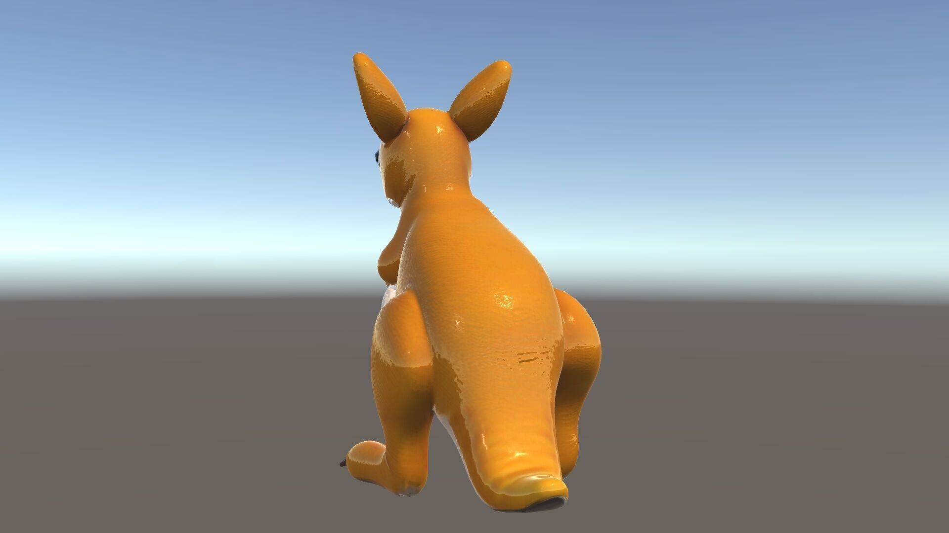 Kangaroo Plush Toy D Model Pack Low-poly 3D model_33