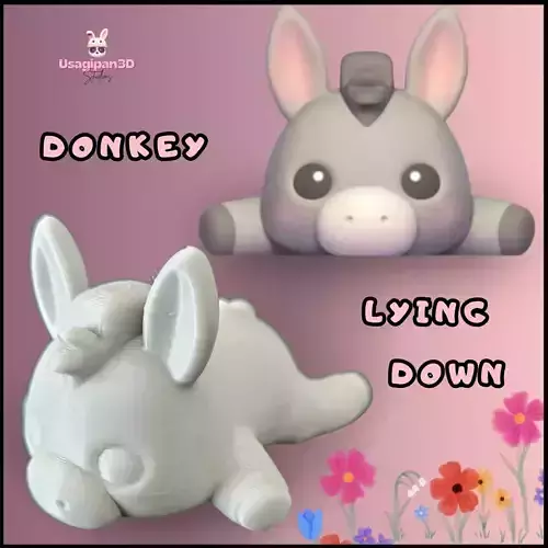 Donkey Lying Down