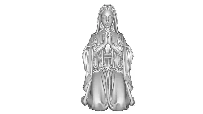Kneeling Virgin Mary Prayer Statue