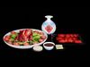 Food Chinese famous dish Peking bbq duck and others Low-poly 3D model_1