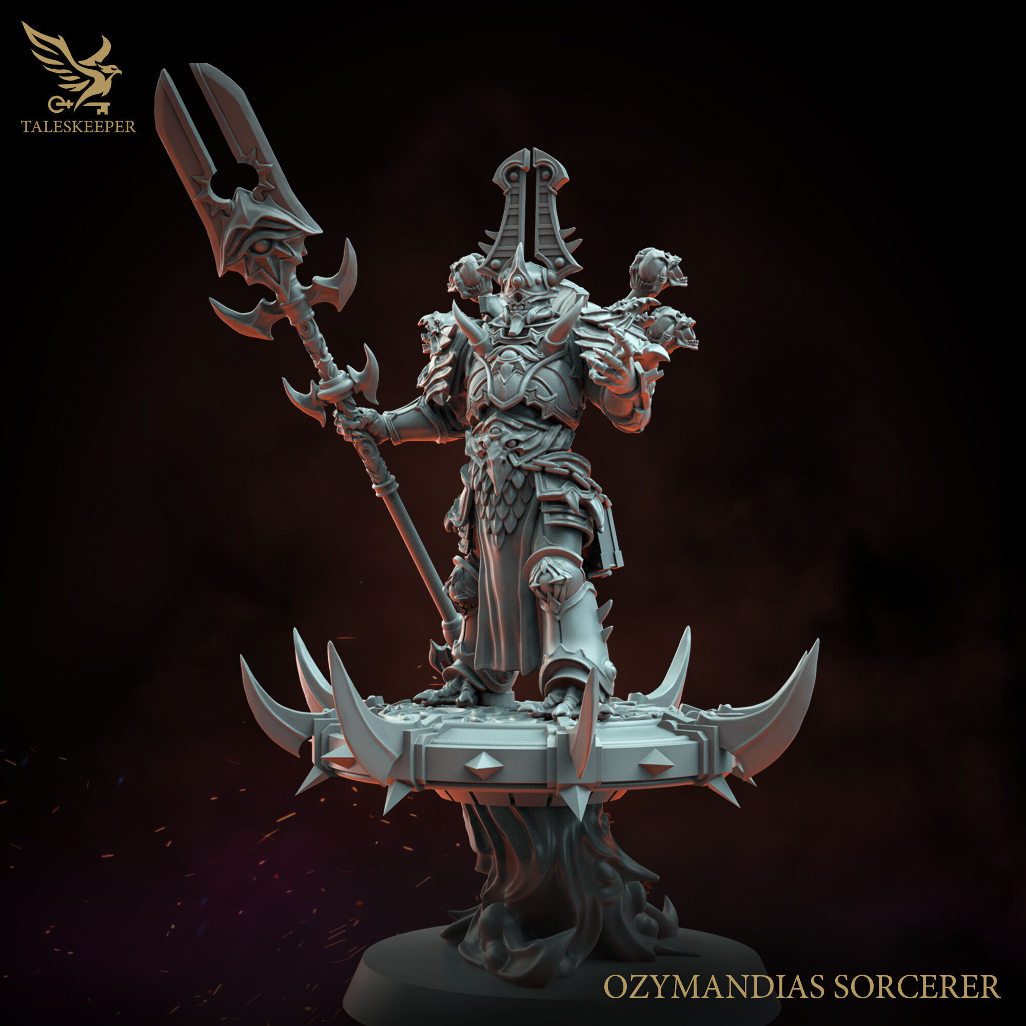 OZYMANDIAS SORCERER 3D print model_1