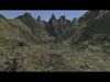 Needles Peaks Terrain Unity Game Ready Low-poly 3D model_1