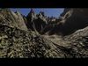 Needles Peaks Terrain Unity Game Ready Low-poly 3D model_2