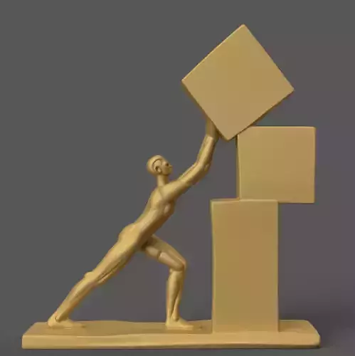 Persistence Statue 3D STL File for Inspiration 3D print model