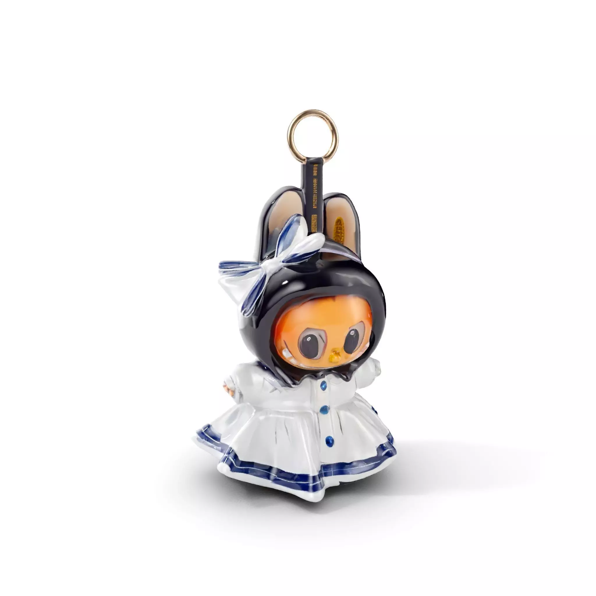 Cute Bunny Keychain Character Model Pack Low-poly 3D model_0