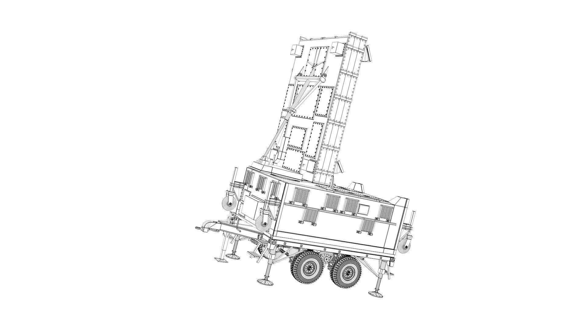 AN TPQ-37 Firefinder Radar 3D model_7