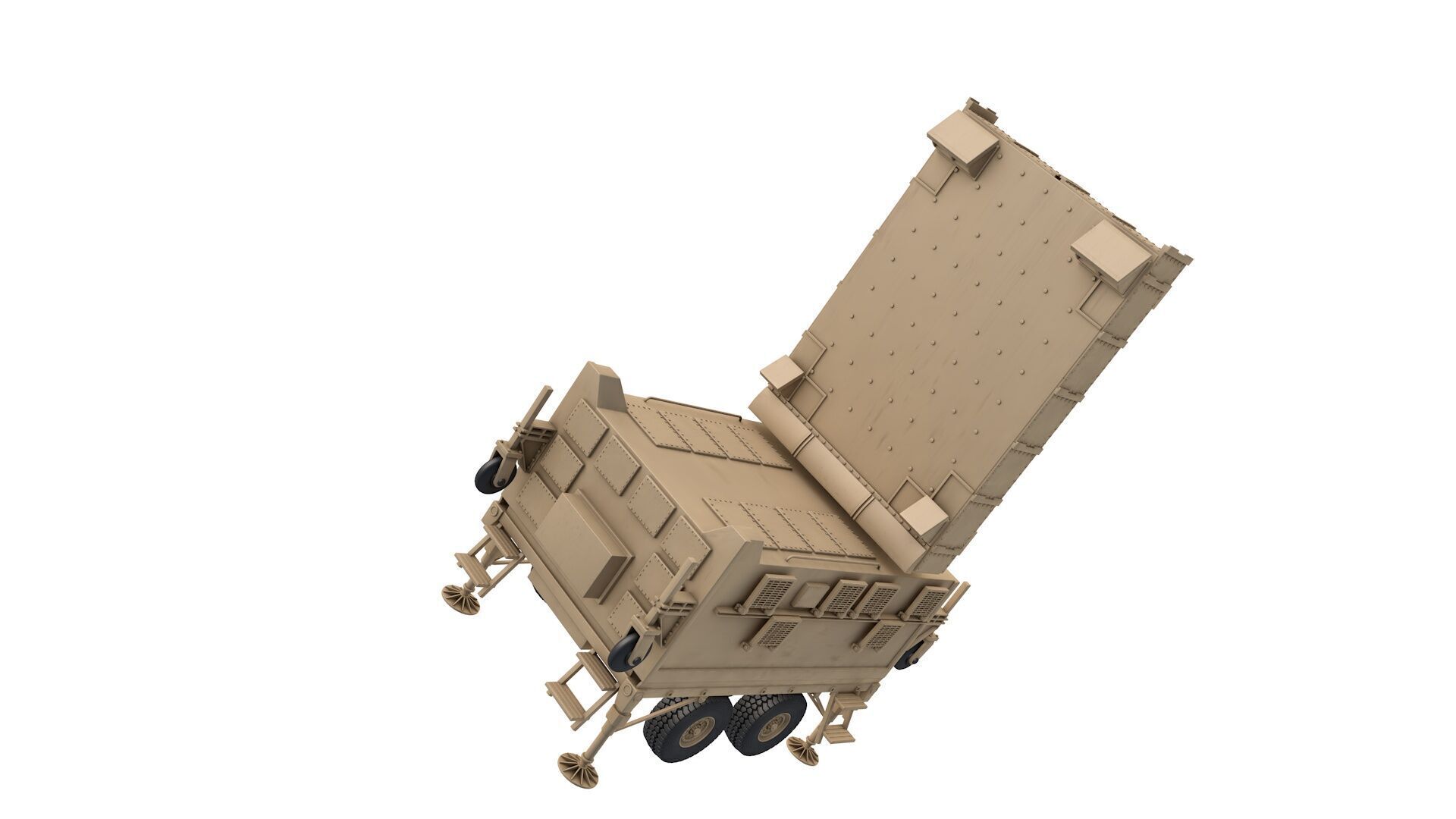 AN TPQ-37 Firefinder Radar 3D model_4