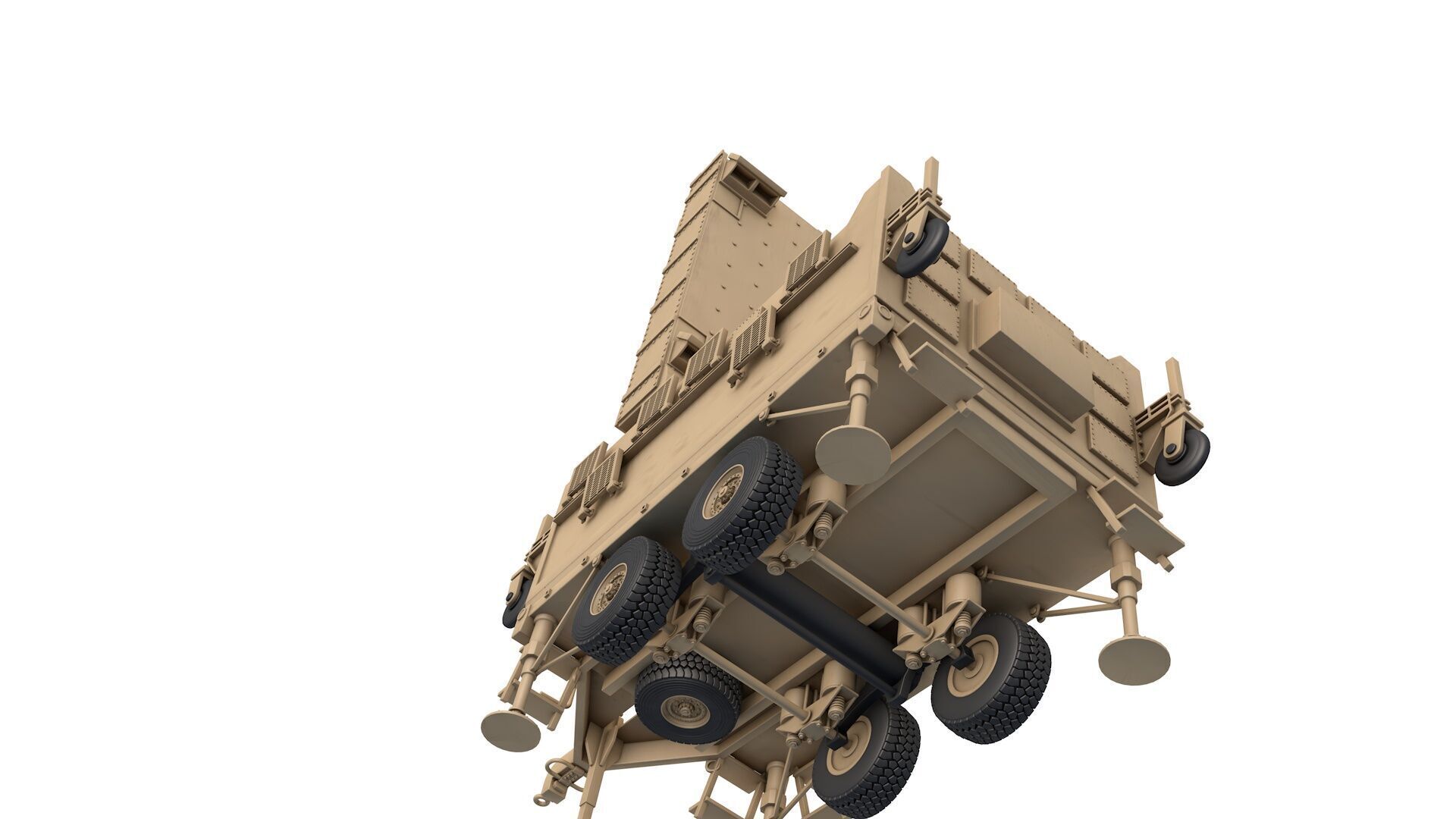 AN TPQ-37 Firefinder Radar 3D model_3