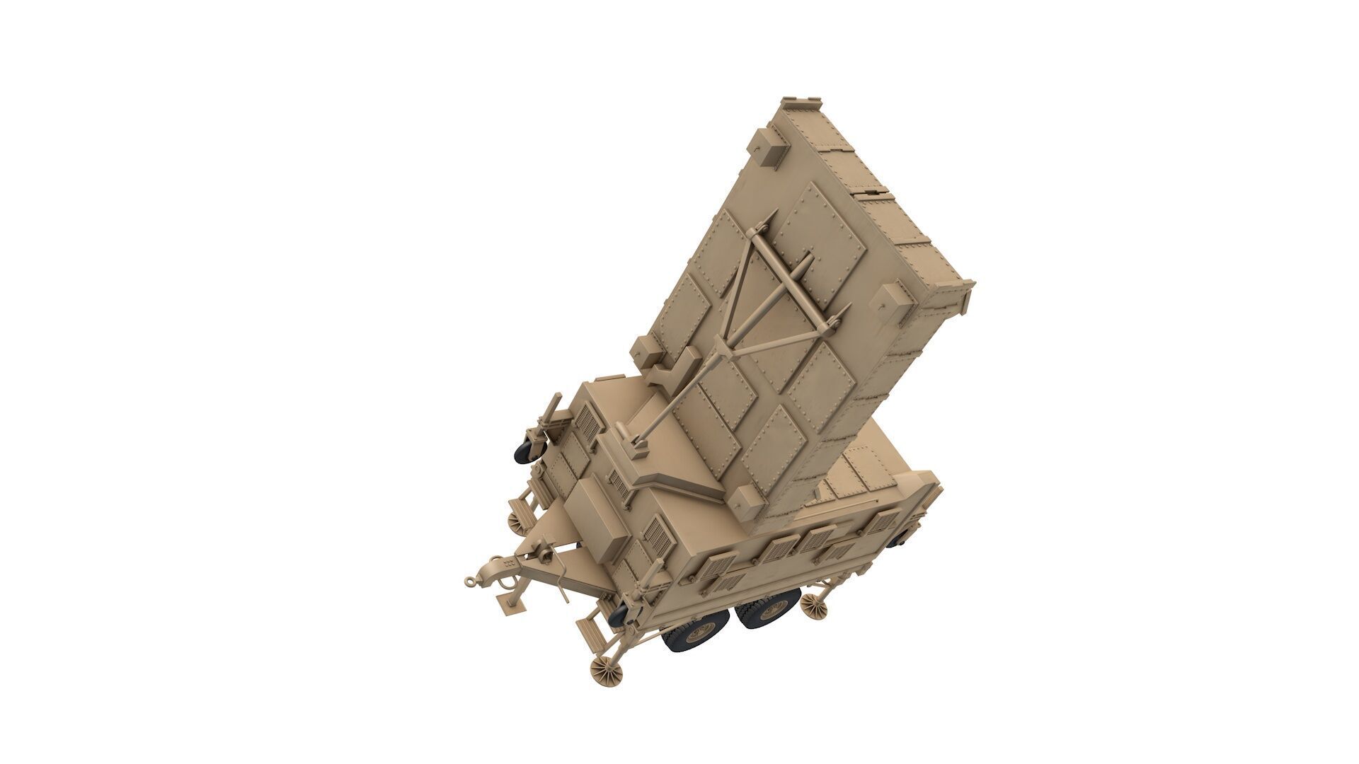 AN TPQ-37 Firefinder Radar 3D model_1