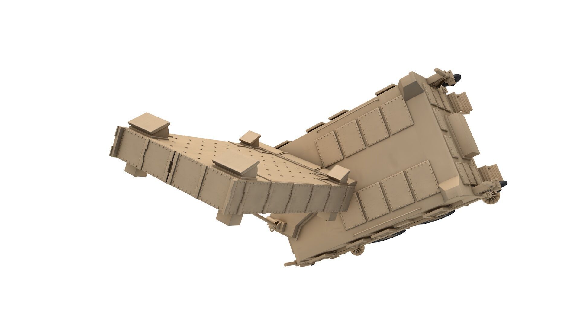 AN TPQ-37 Firefinder Radar 3D model_5