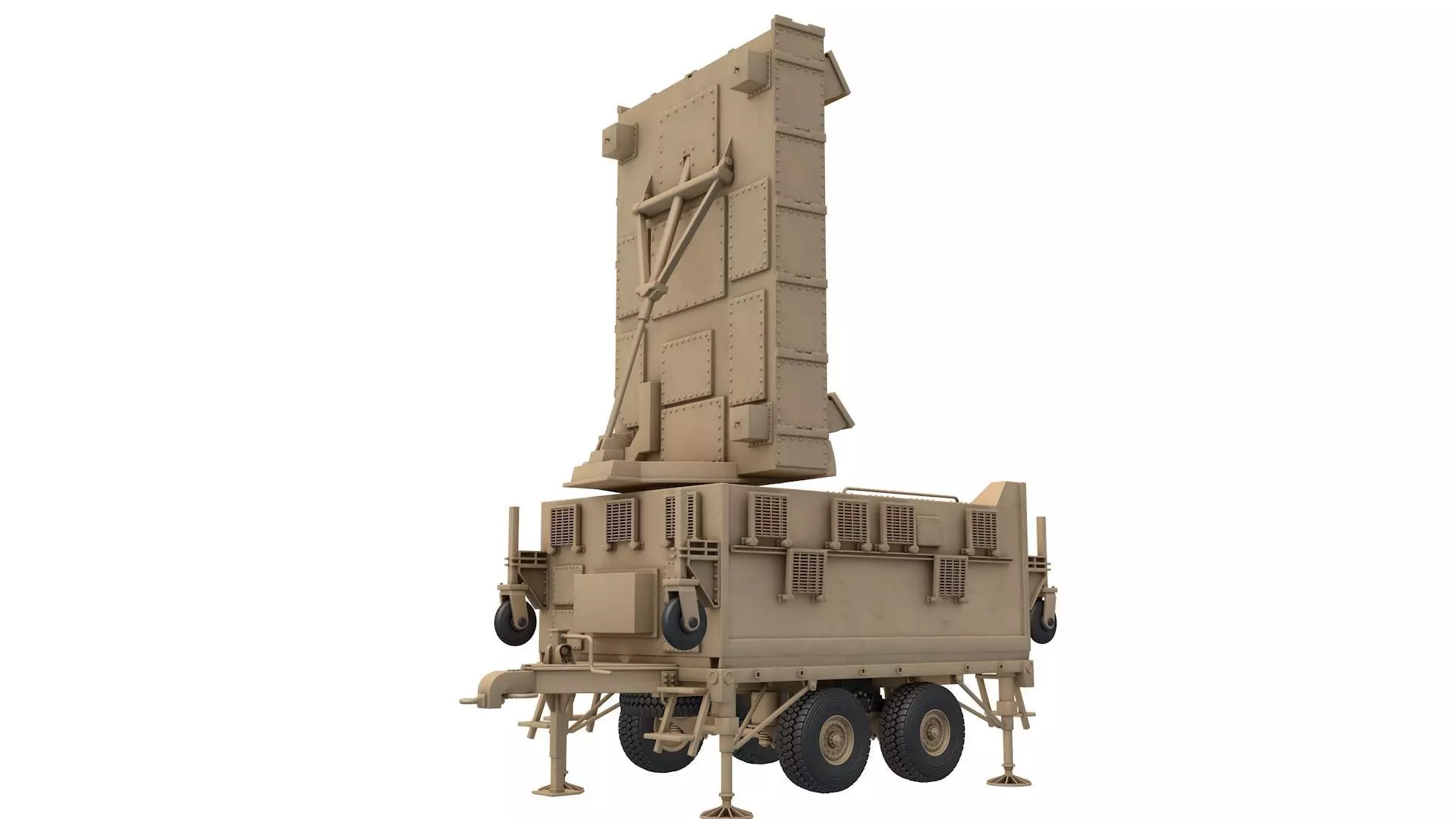 AN TPQ-37 Firefinder Radar 3D model_0