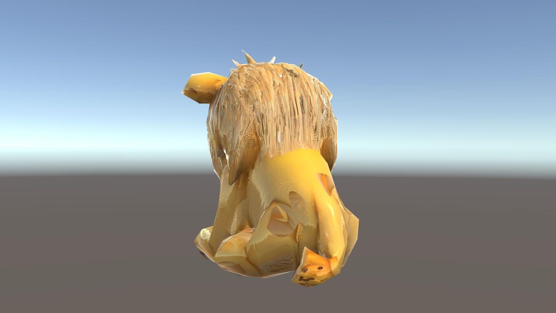 Adorable Lion Plush Toy D Model Pack Low-poly 3D model_35