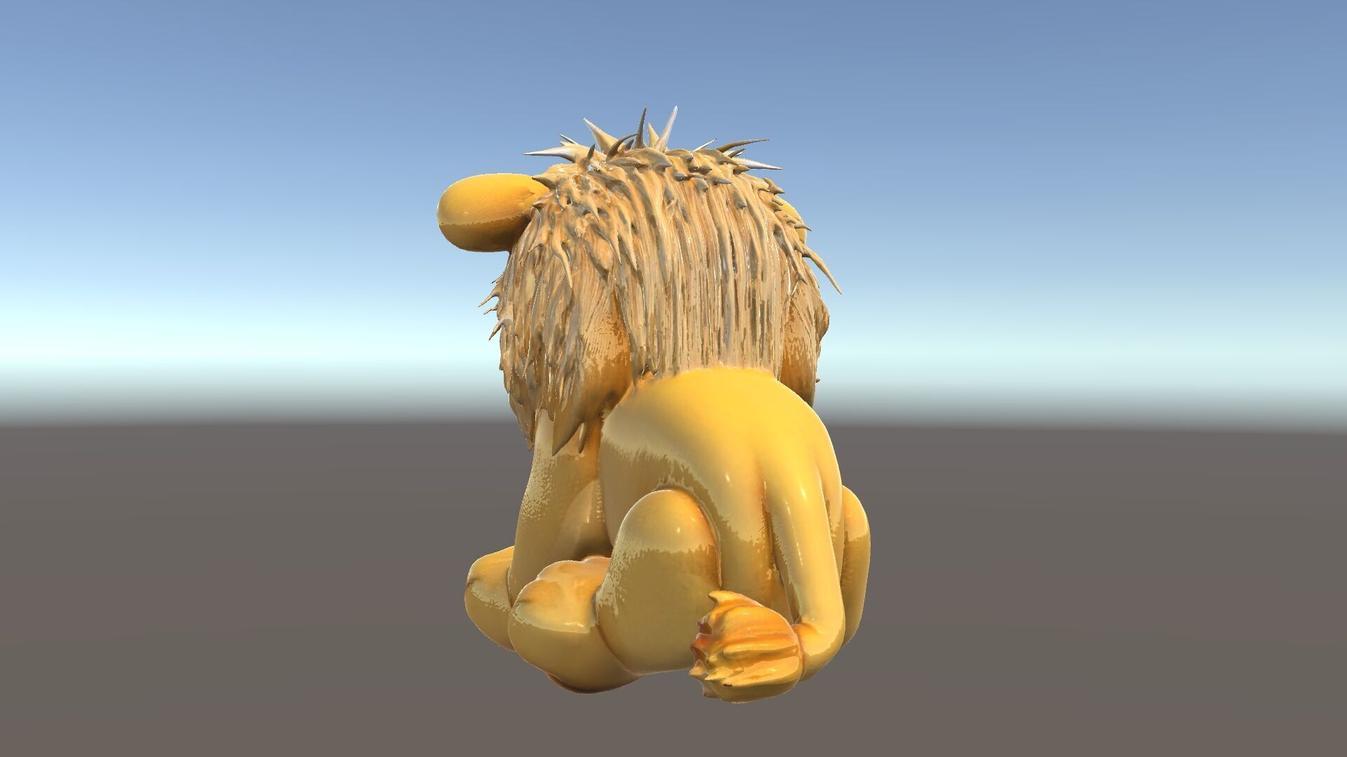 Adorable Lion Plush Toy D Model Pack Low-poly 3D model_5