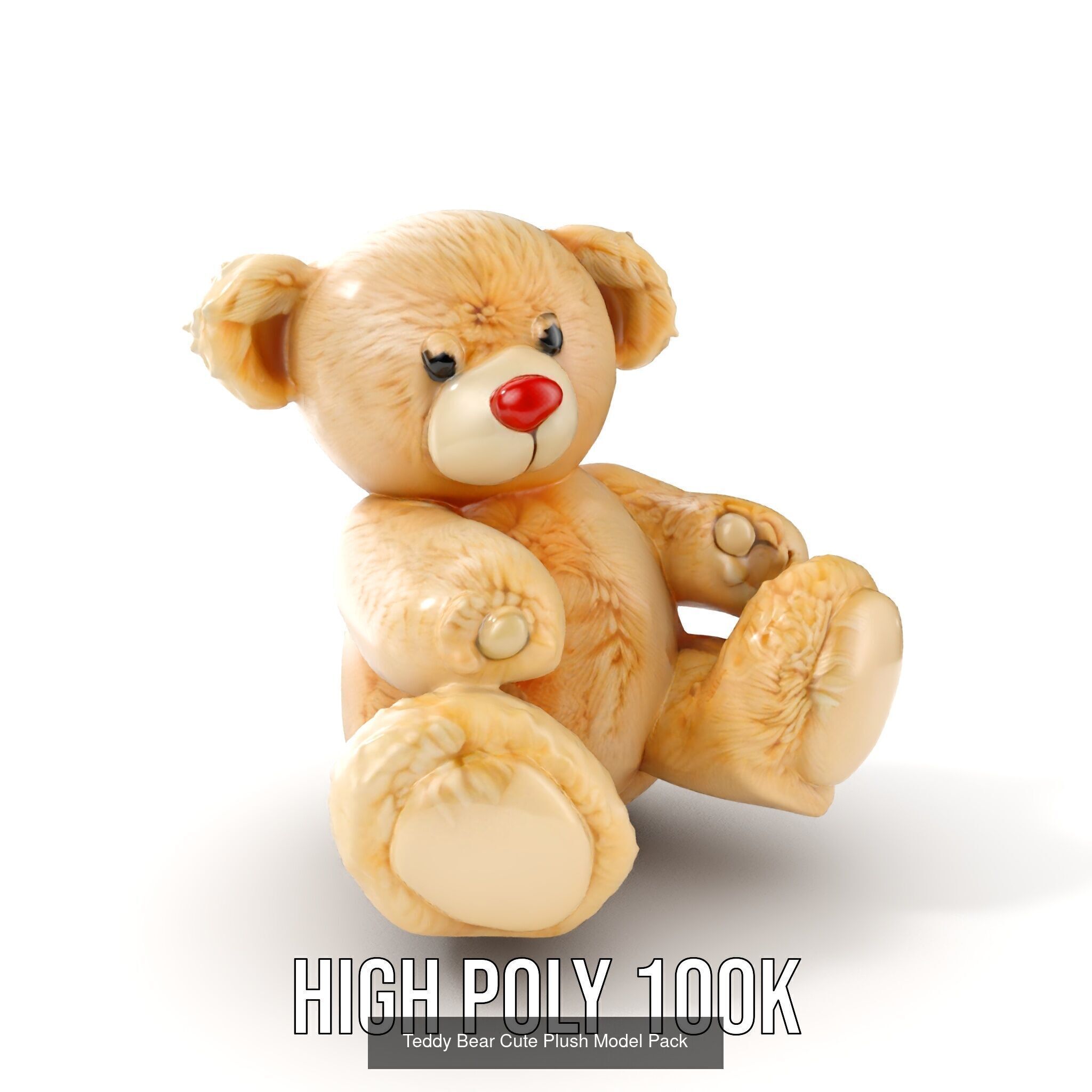 Whimsical Cuddle Critters 3D Model Collection _16