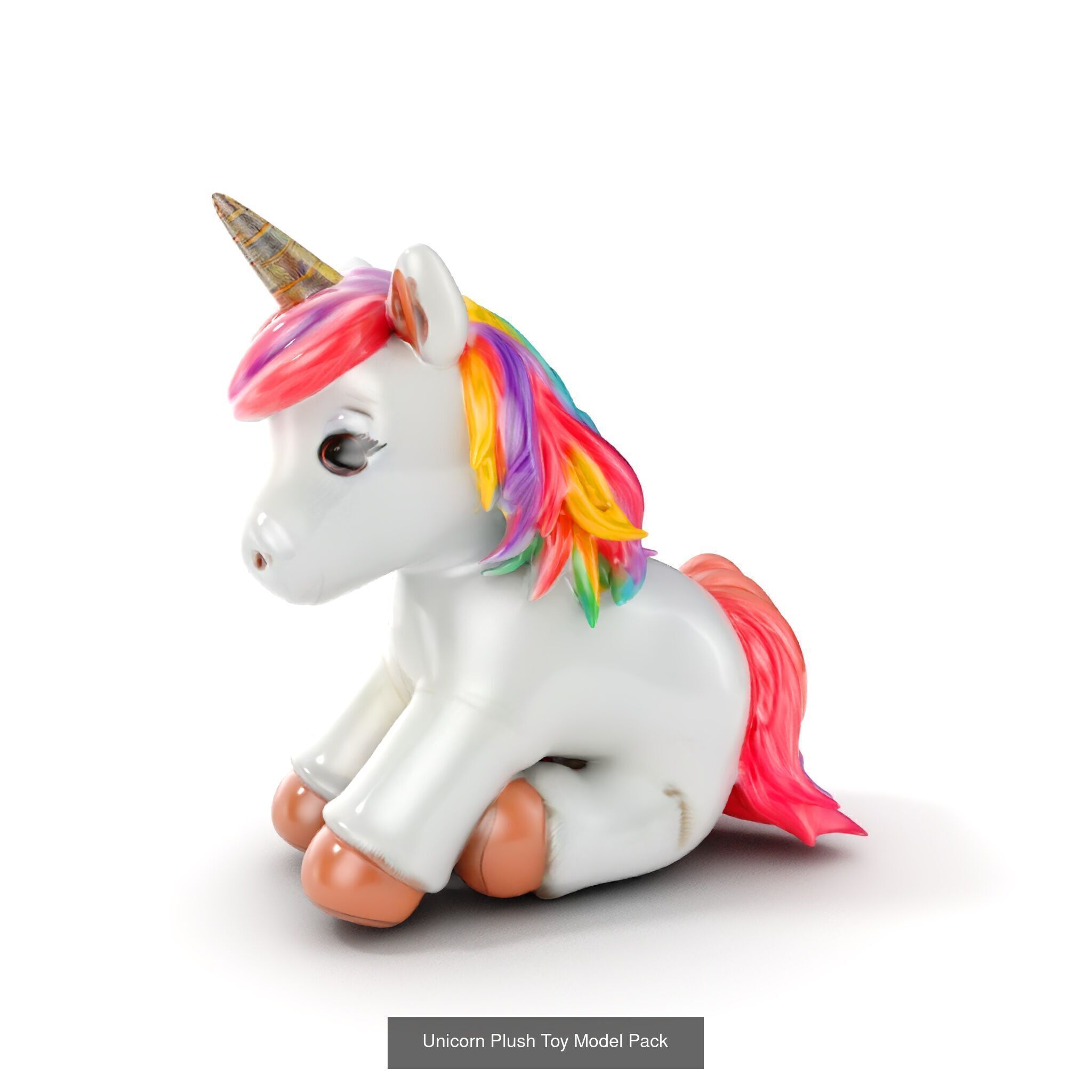 Whimsical Cuddle Critters 3D Model Collection _29