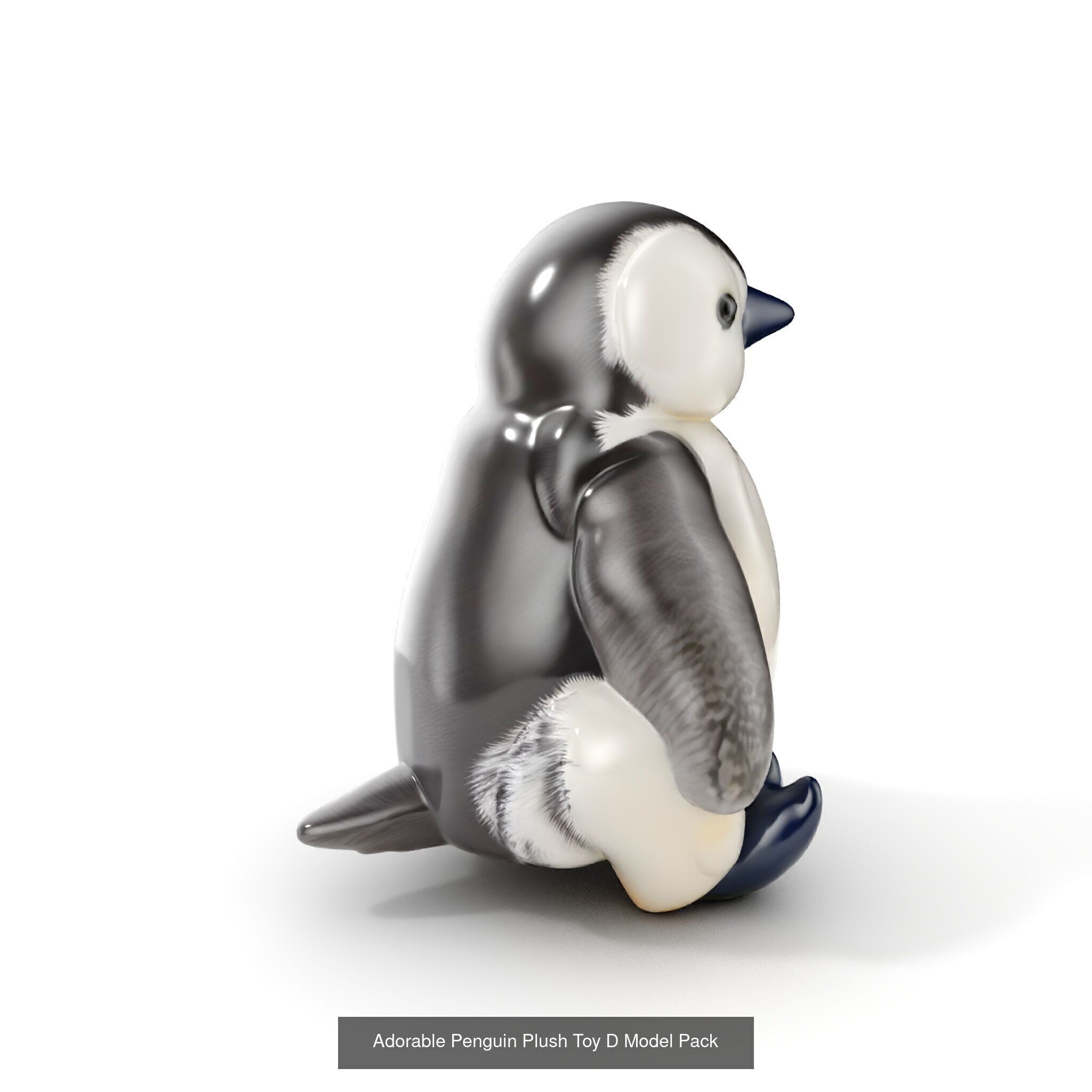 Whimsical Cuddle Critters 3D Model Collection _17