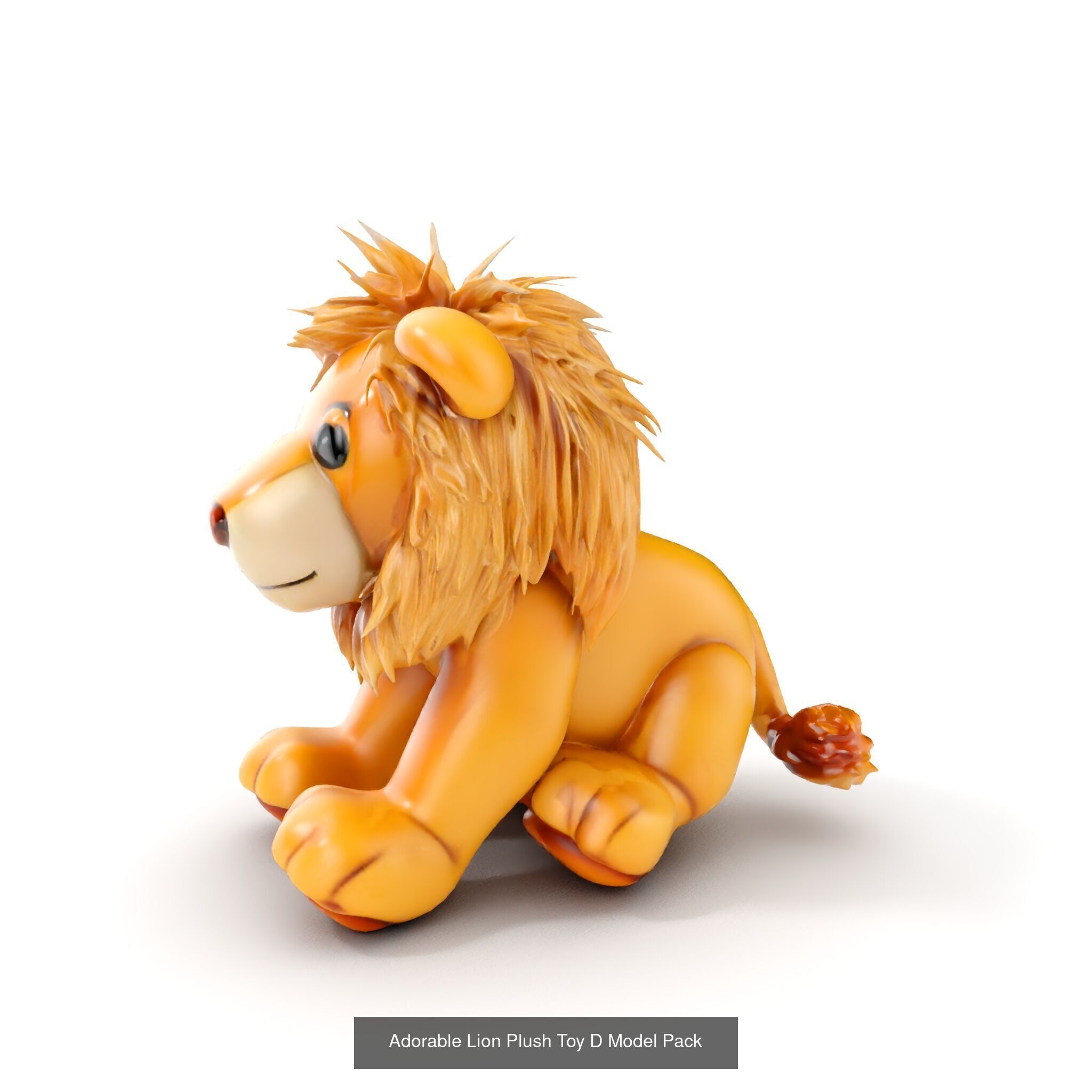 Whimsical Cuddle Critters 3D Model Collection _30