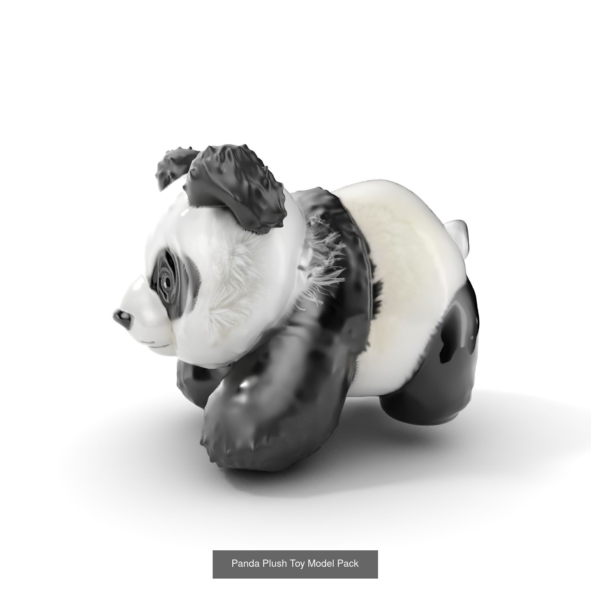 Whimsical Cuddle Critters 3D Model Collection _23