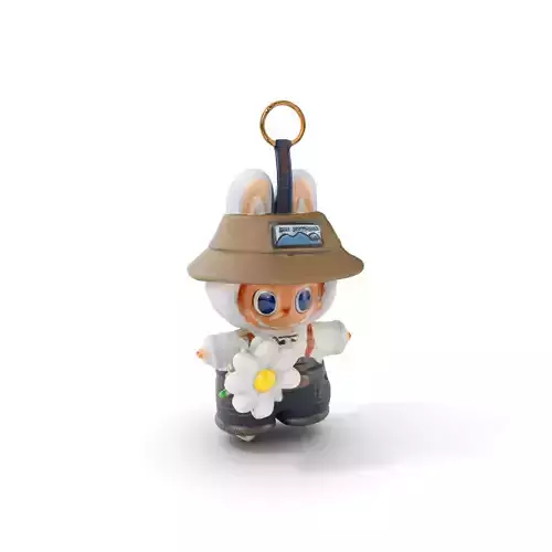 Cute Character with Hat Model Pack Low-poly 3D model