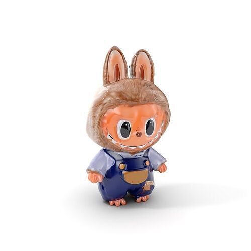 Furry Bunny Child Character D Model Pack Low-poly 3D model